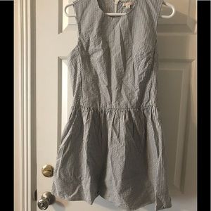 Blue seersucker Gap dress